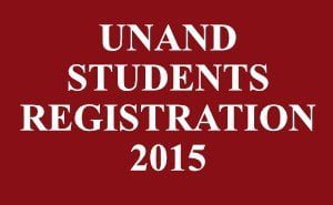 UNAND Students Registration 2015